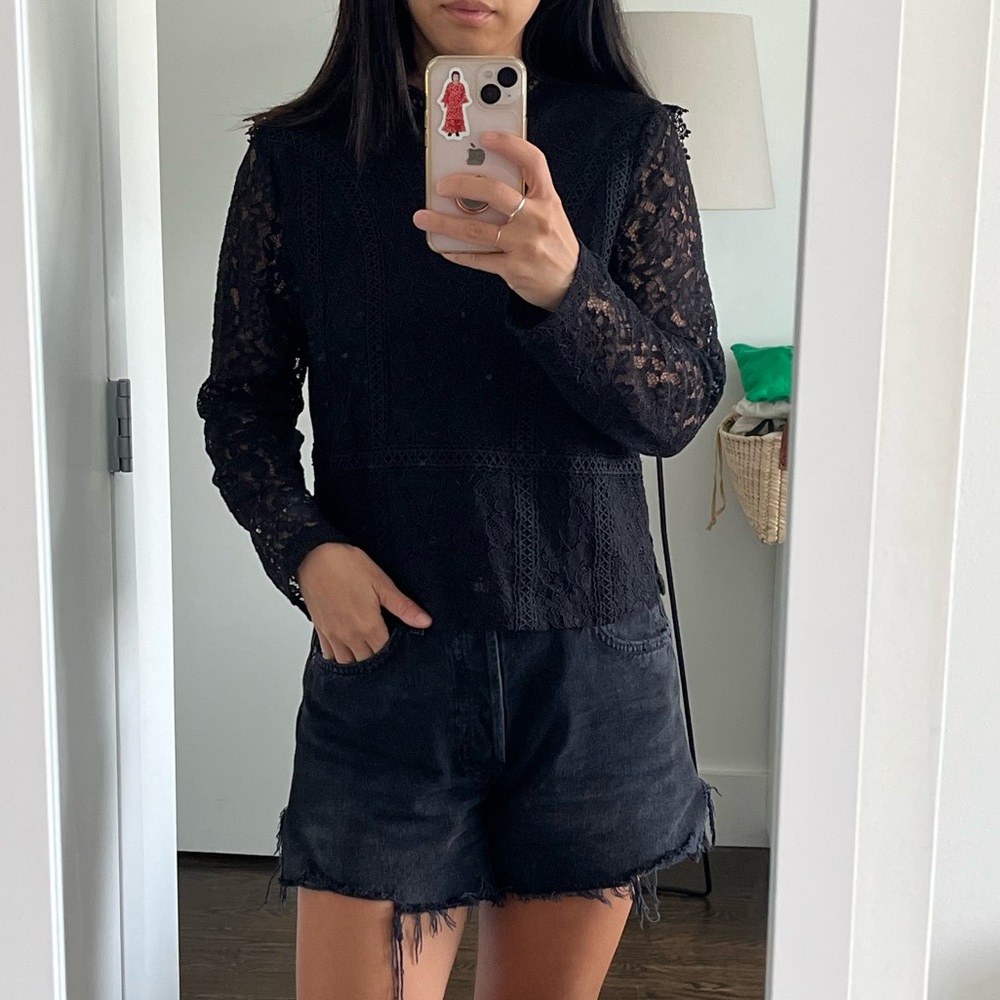 Zara lacy blouse